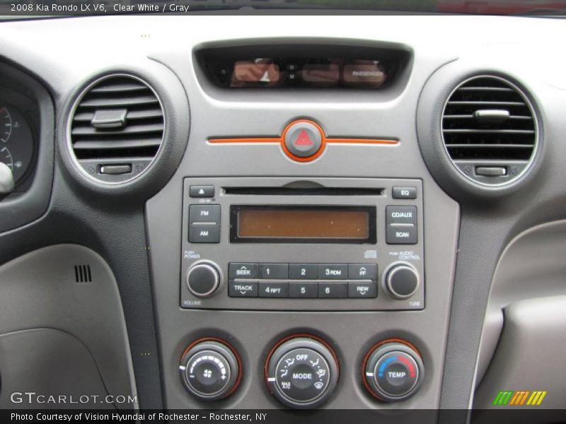 Clear White / Gray 2008 Kia Rondo LX V6
