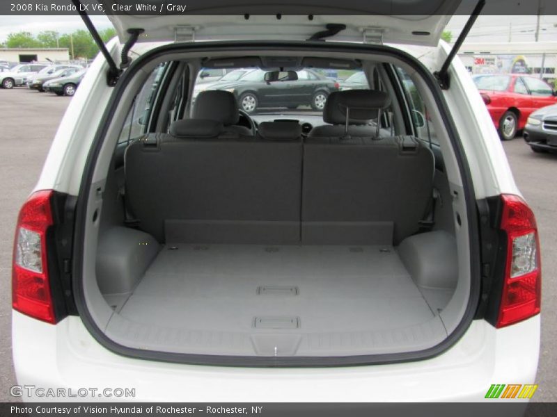 Clear White / Gray 2008 Kia Rondo LX V6