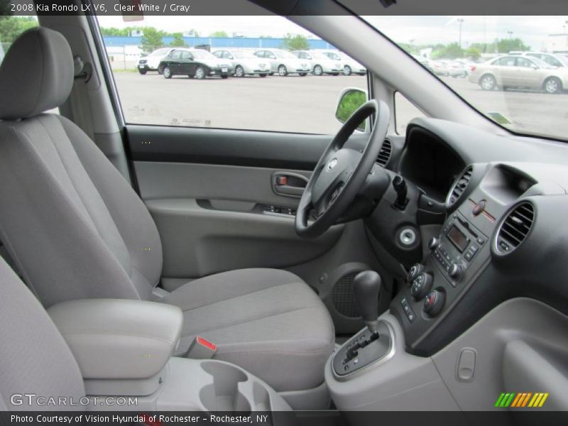 Clear White / Gray 2008 Kia Rondo LX V6
