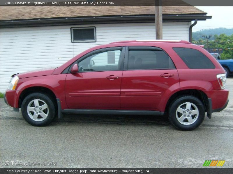 Salsa Red Metallic / Light Gray 2006 Chevrolet Equinox LT AWD
