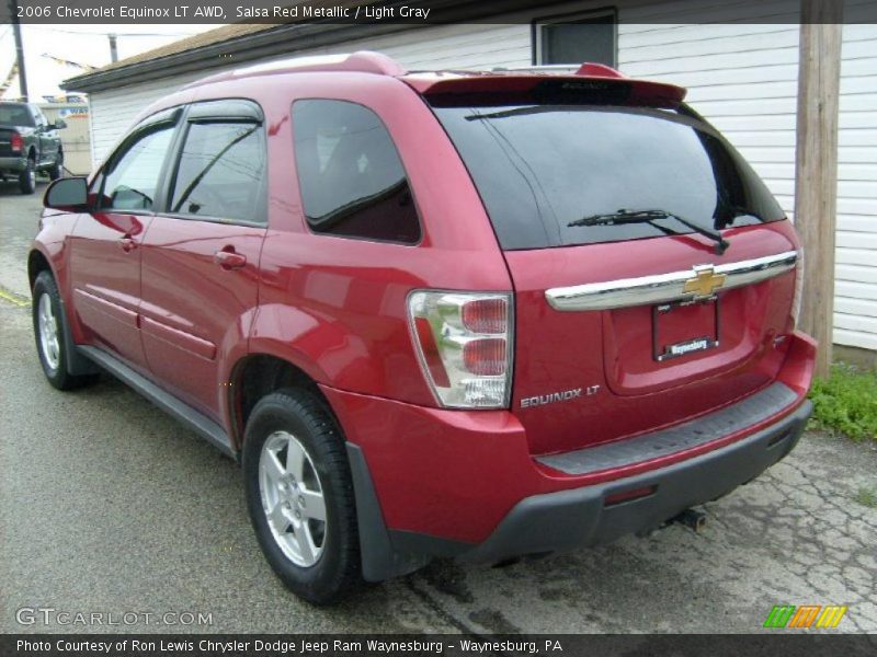 Salsa Red Metallic / Light Gray 2006 Chevrolet Equinox LT AWD