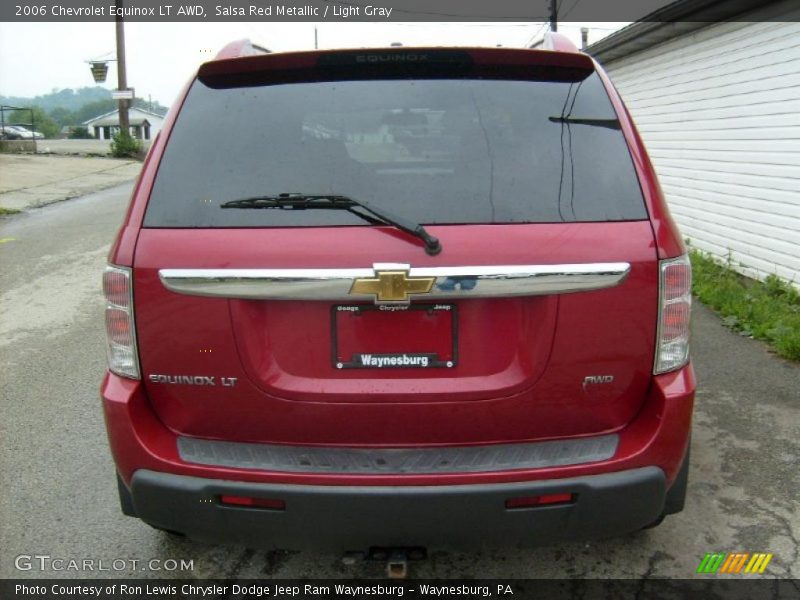 Salsa Red Metallic / Light Gray 2006 Chevrolet Equinox LT AWD