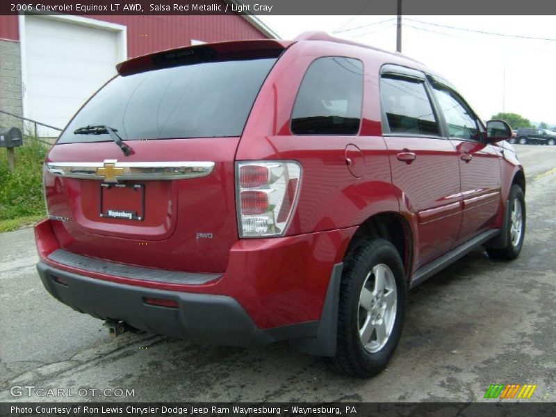 Salsa Red Metallic / Light Gray 2006 Chevrolet Equinox LT AWD