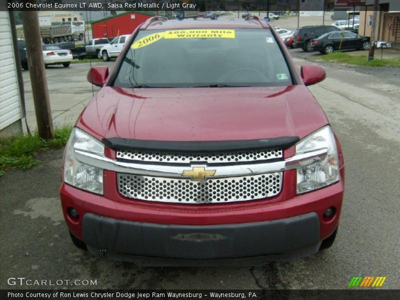 Salsa Red Metallic / Light Gray 2006 Chevrolet Equinox LT AWD