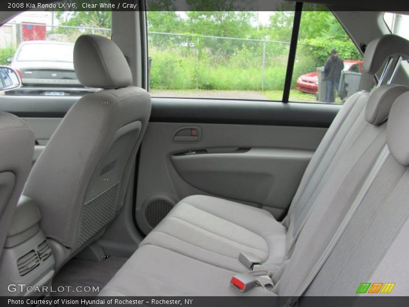 Clear White / Gray 2008 Kia Rondo LX V6