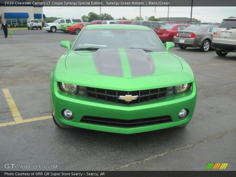 Synergy Green Metallic / Black/Green 2010 Chevrolet Camaro LT Coupe Synergy Special Edition