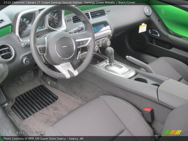 Synergy Green Metallic / Black/Green 2010 Chevrolet Camaro LT Coupe Synergy Special Edition