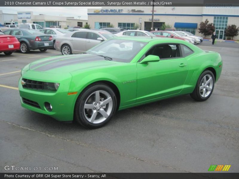 Synergy Green Metallic / Black/Green 2010 Chevrolet Camaro LT Coupe Synergy Special Edition