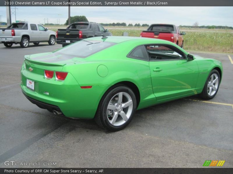 Synergy Green Metallic / Black/Green 2010 Chevrolet Camaro LT Coupe Synergy Special Edition