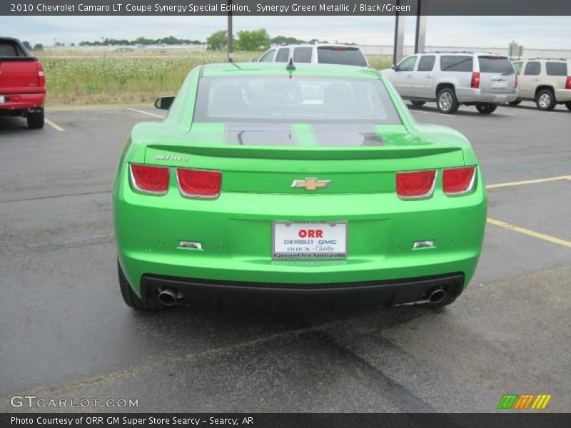 Synergy Green Metallic / Black/Green 2010 Chevrolet Camaro LT Coupe Synergy Special Edition