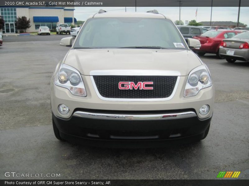 Gold Mist Metallic / Cashmere 2010 GMC Acadia SLT