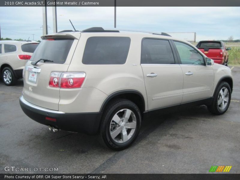 Gold Mist Metallic / Cashmere 2010 GMC Acadia SLT