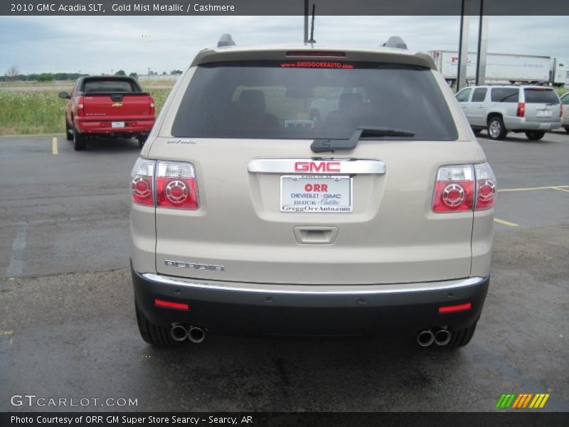 Gold Mist Metallic / Cashmere 2010 GMC Acadia SLT