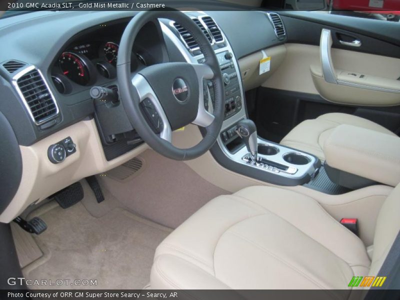 Gold Mist Metallic / Cashmere 2010 GMC Acadia SLT