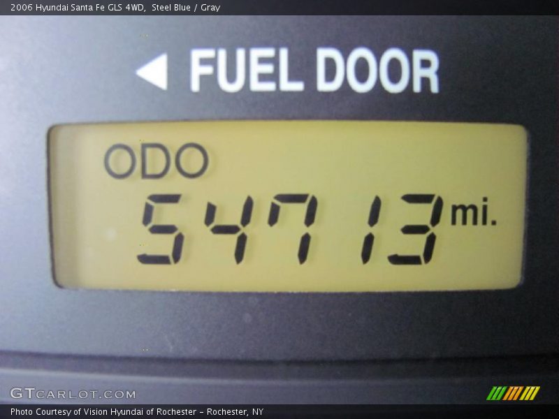 Steel Blue / Gray 2006 Hyundai Santa Fe GLS 4WD