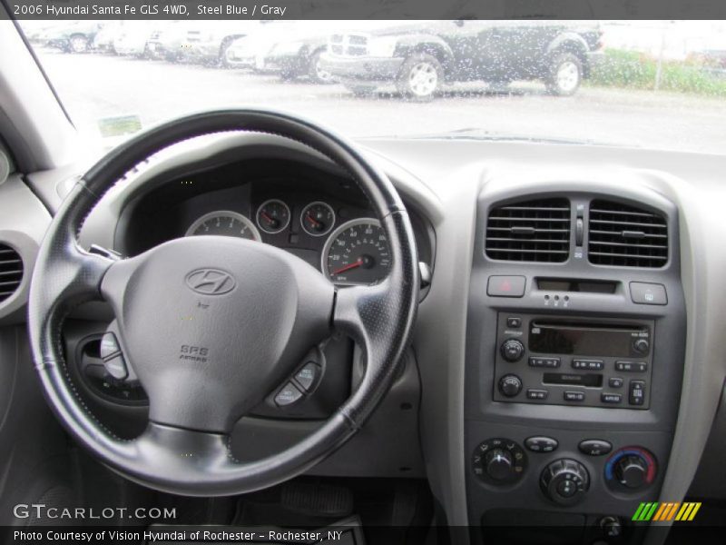 Steel Blue / Gray 2006 Hyundai Santa Fe GLS 4WD