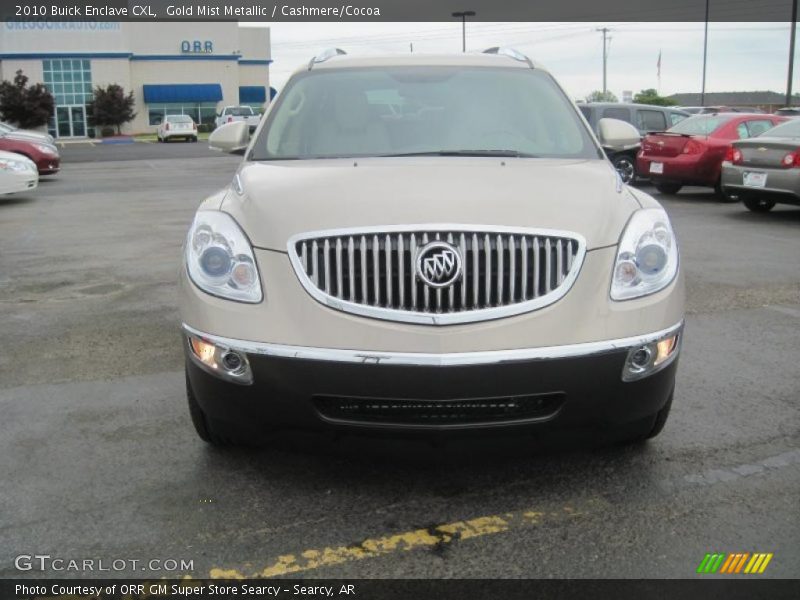 Gold Mist Metallic / Cashmere/Cocoa 2010 Buick Enclave CXL