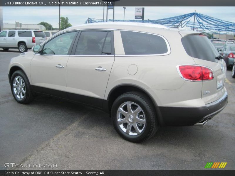 Gold Mist Metallic / Cashmere/Cocoa 2010 Buick Enclave CXL