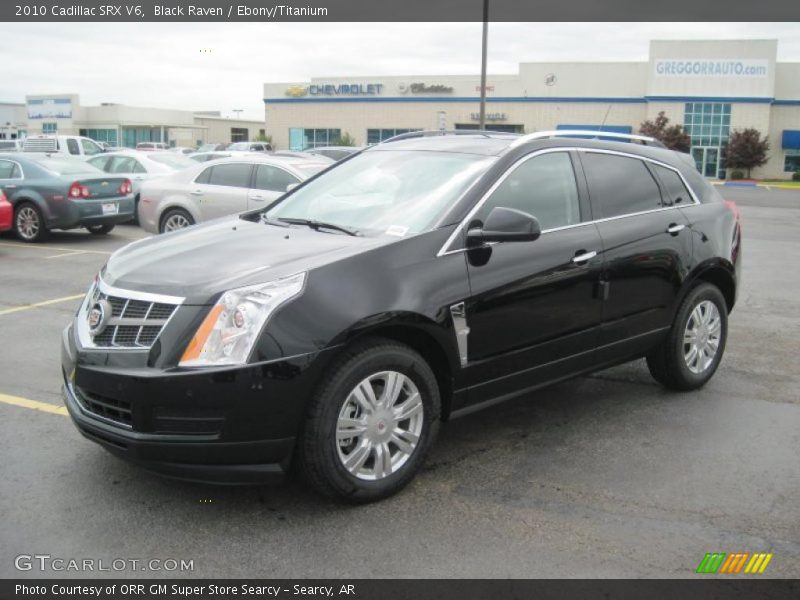 Black Raven / Ebony/Titanium 2010 Cadillac SRX V6
