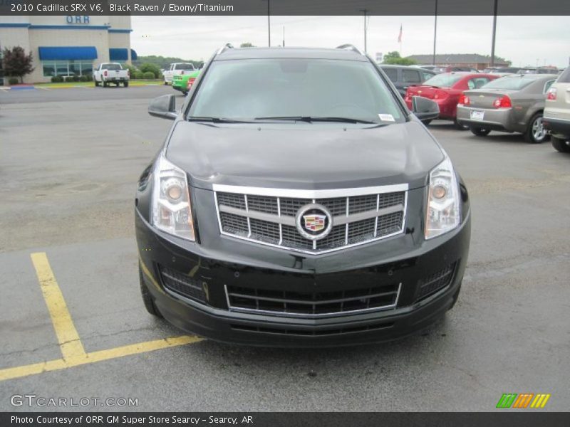 Black Raven / Ebony/Titanium 2010 Cadillac SRX V6