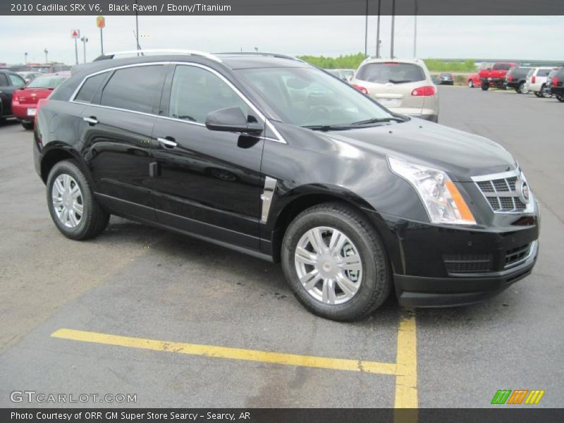 Black Raven / Ebony/Titanium 2010 Cadillac SRX V6