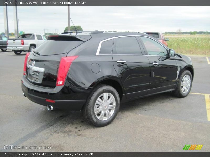 Black Raven / Ebony/Titanium 2010 Cadillac SRX V6