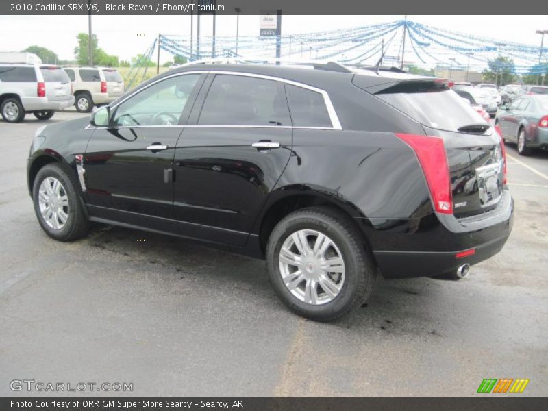 Black Raven / Ebony/Titanium 2010 Cadillac SRX V6