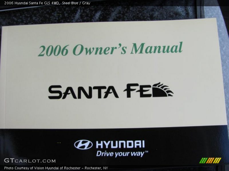 Steel Blue / Gray 2006 Hyundai Santa Fe GLS 4WD
