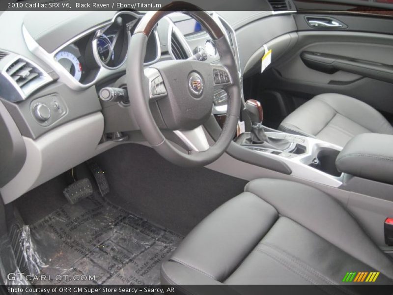 Black Raven / Ebony/Titanium 2010 Cadillac SRX V6