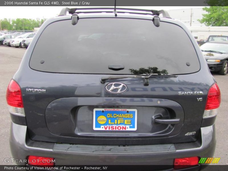 Steel Blue / Gray 2006 Hyundai Santa Fe GLS 4WD