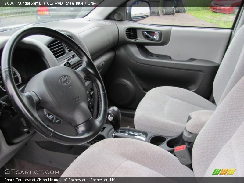 Steel Blue / Gray 2006 Hyundai Santa Fe GLS 4WD