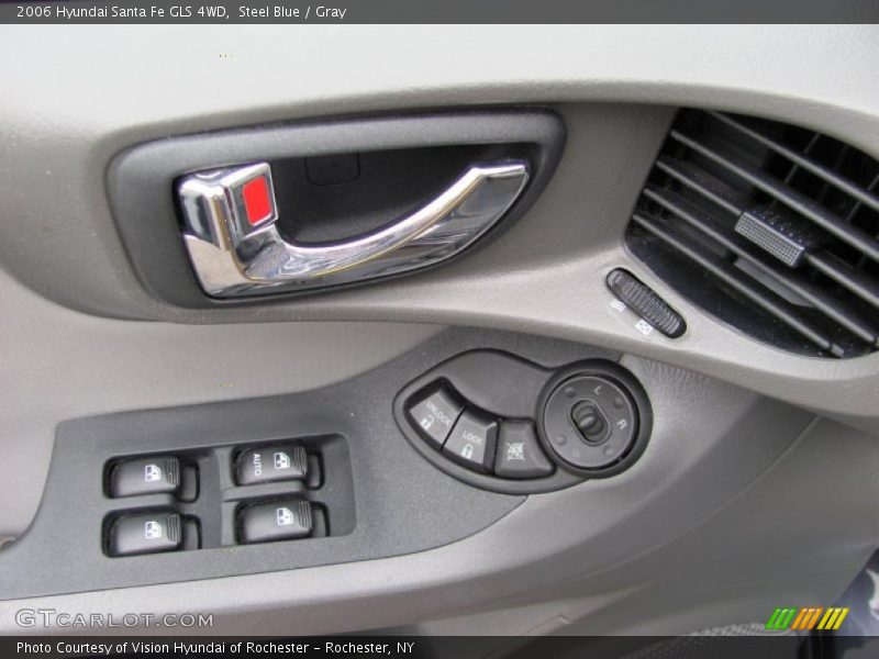 Steel Blue / Gray 2006 Hyundai Santa Fe GLS 4WD