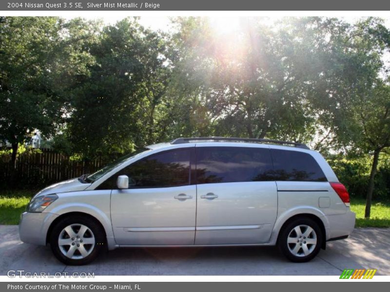 Silver Mist Metallic / Beige 2004 Nissan Quest 3.5 SE