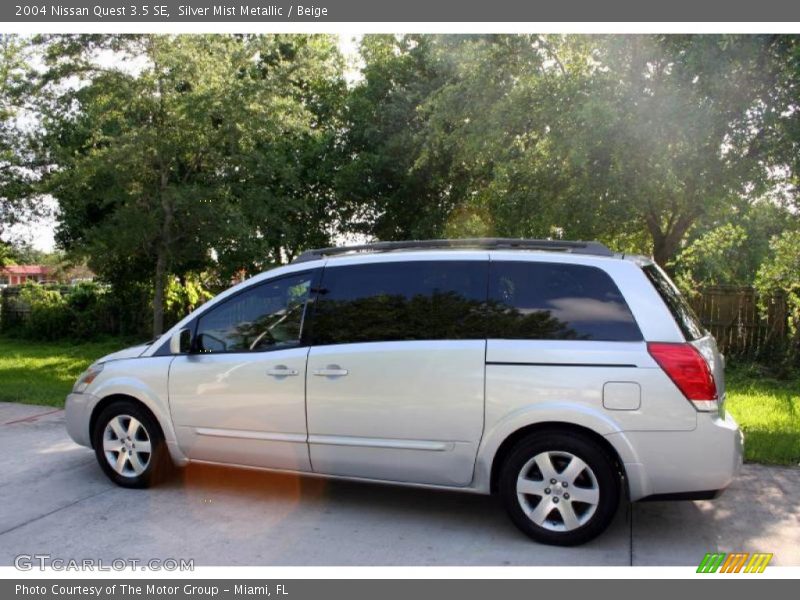 Silver Mist Metallic / Beige 2004 Nissan Quest 3.5 SE