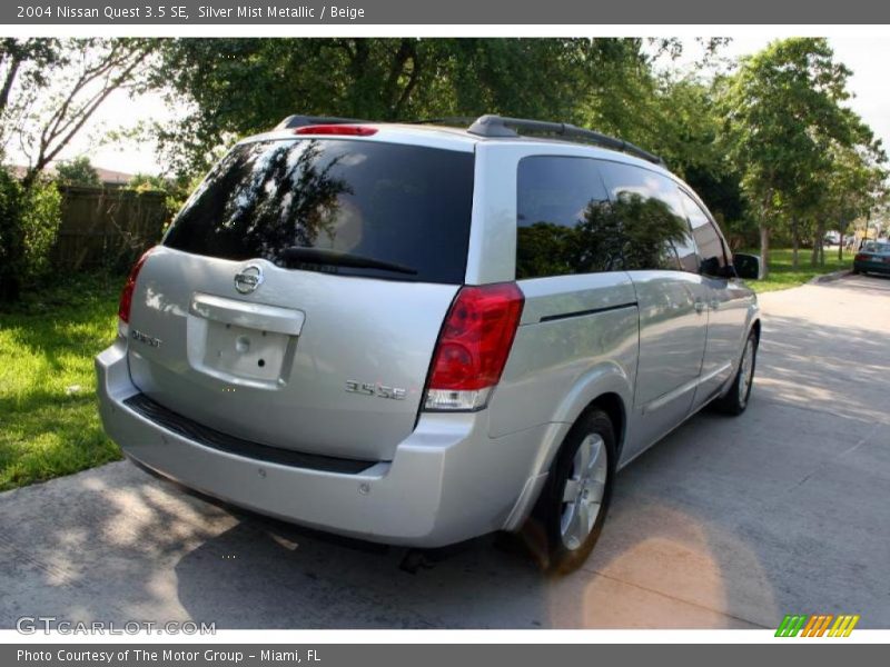 Silver Mist Metallic / Beige 2004 Nissan Quest 3.5 SE