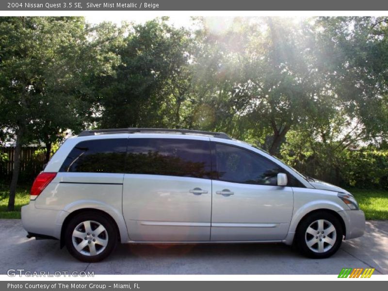 Silver Mist Metallic / Beige 2004 Nissan Quest 3.5 SE