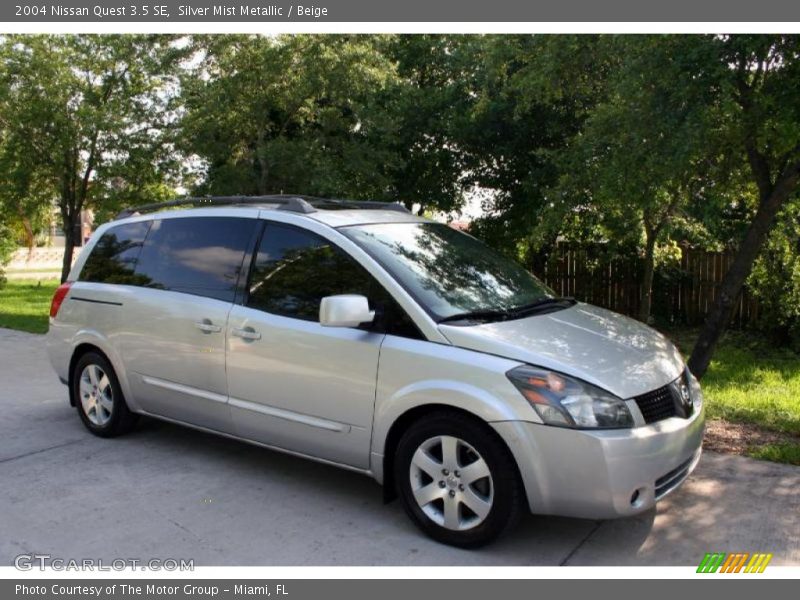 Silver Mist Metallic / Beige 2004 Nissan Quest 3.5 SE