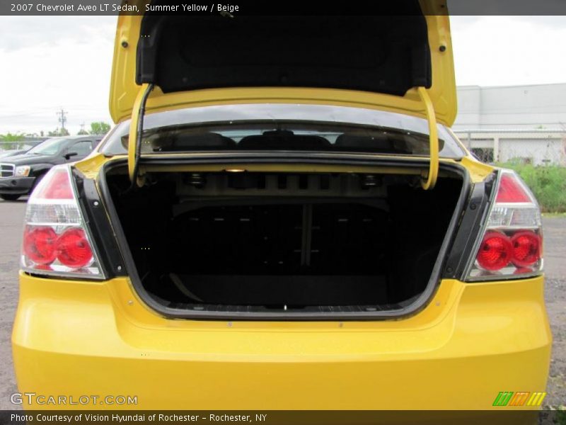 Summer Yellow / Beige 2007 Chevrolet Aveo LT Sedan