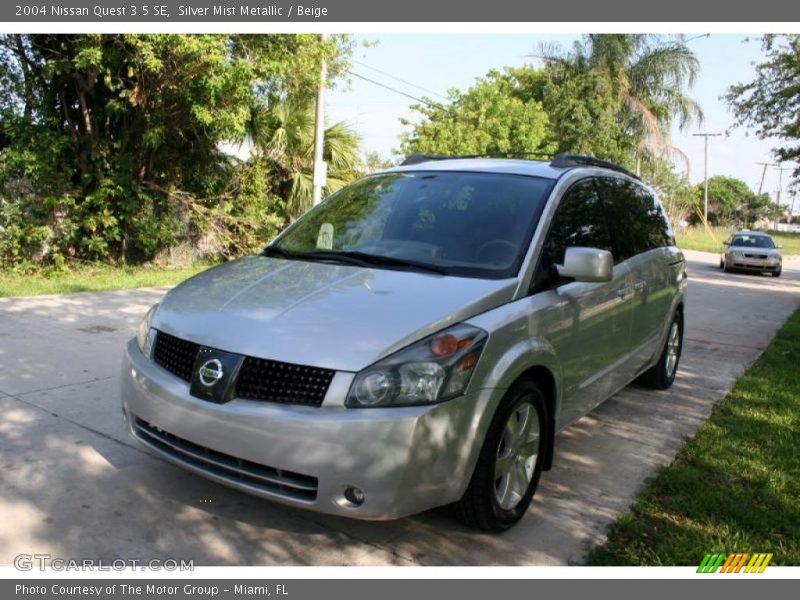 Silver Mist Metallic / Beige 2004 Nissan Quest 3.5 SE