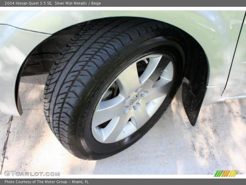 Silver Mist Metallic / Beige 2004 Nissan Quest 3.5 SE