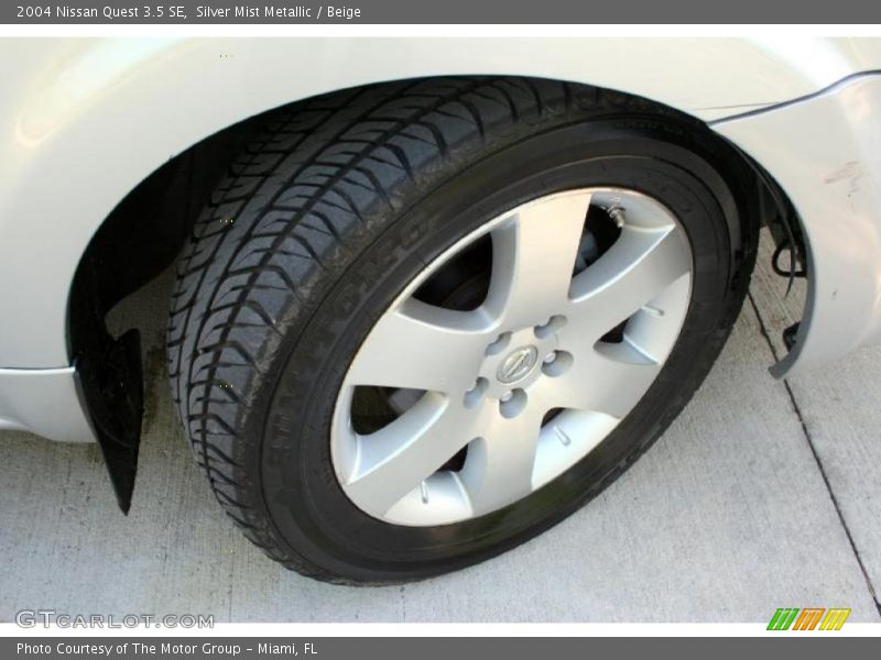 Silver Mist Metallic / Beige 2004 Nissan Quest 3.5 SE