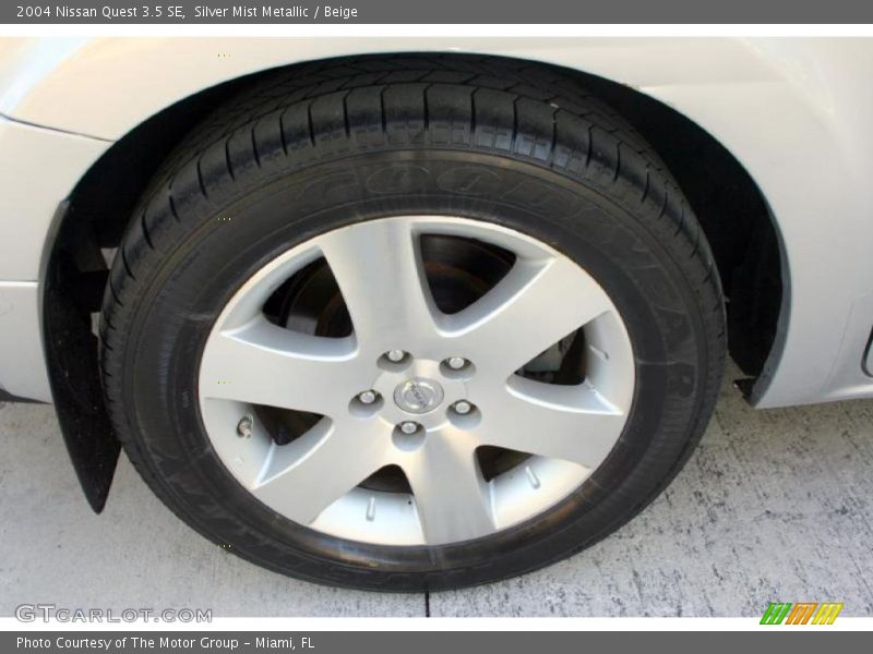 Silver Mist Metallic / Beige 2004 Nissan Quest 3.5 SE