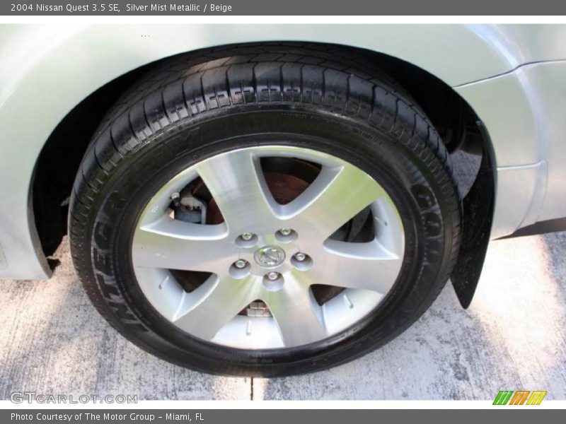 Silver Mist Metallic / Beige 2004 Nissan Quest 3.5 SE