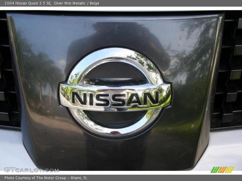 Silver Mist Metallic / Beige 2004 Nissan Quest 3.5 SE