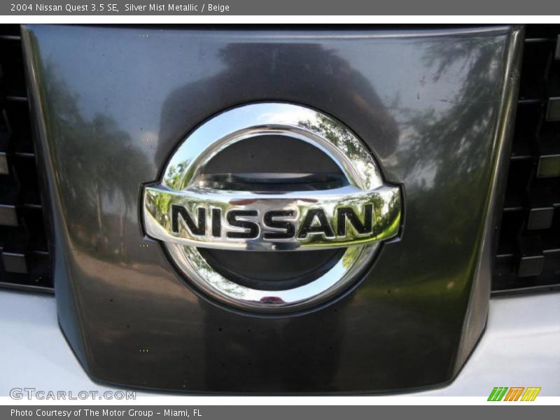 Silver Mist Metallic / Beige 2004 Nissan Quest 3.5 SE