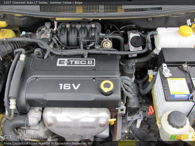 Summer Yellow / Beige 2007 Chevrolet Aveo LT Sedan
