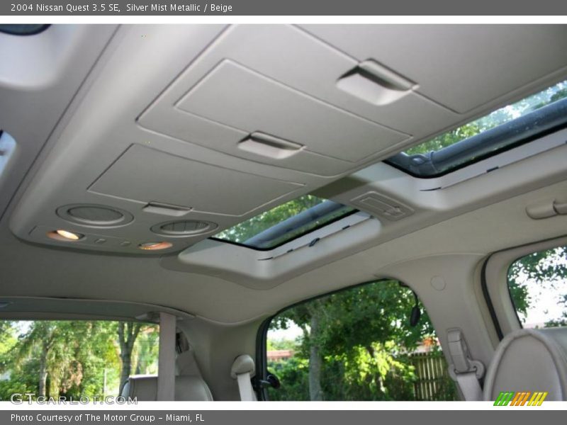 Silver Mist Metallic / Beige 2004 Nissan Quest 3.5 SE