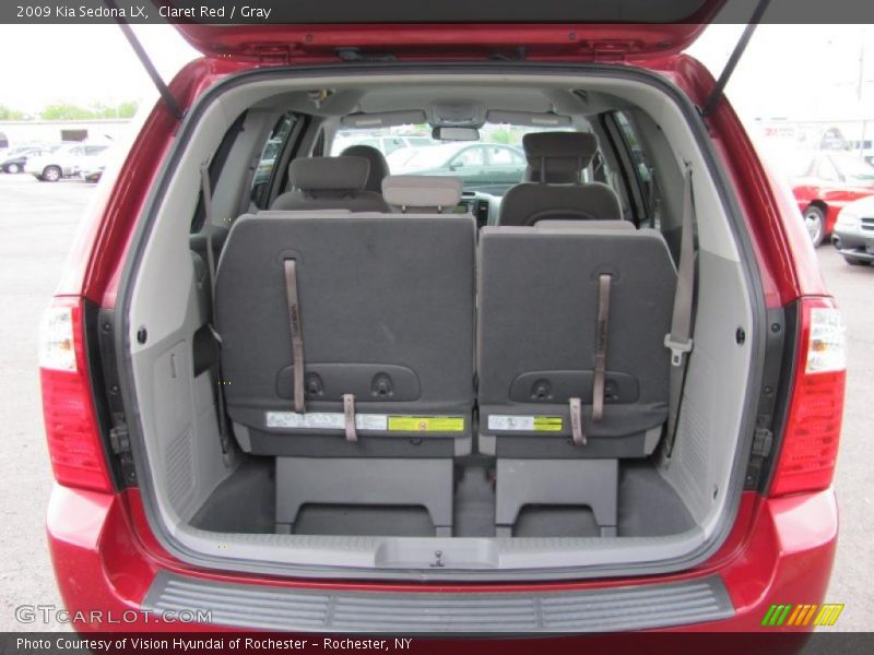 Claret Red / Gray 2009 Kia Sedona LX