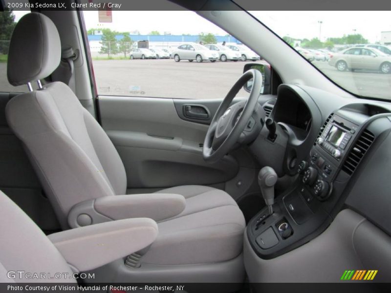 Claret Red / Gray 2009 Kia Sedona LX