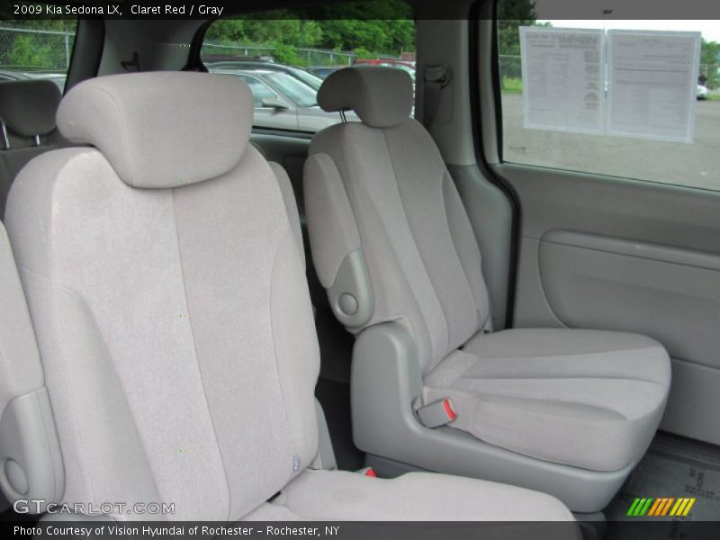 Claret Red / Gray 2009 Kia Sedona LX